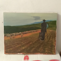 Quadro contadino al lavoro