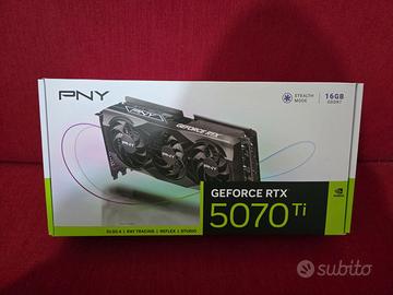 Pny rtx 5070 ti 16 gb come nuova
