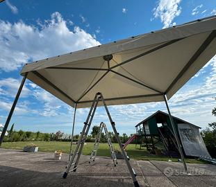 Gazebo acciaio zincato 4x3
