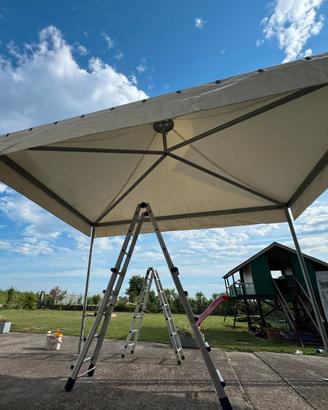Gazebo acciaio zincato 4x3
