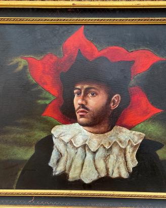 Dipinto Olio su Tela Domenico Velletri