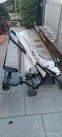 passeggino con rimorchio