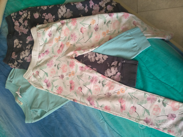 Leggings e vari pantaloni bimba