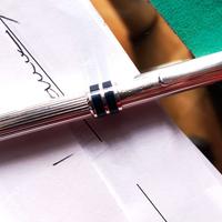 Penna sfera vintage AURORA, argento 92,5%