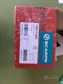 Scarpe arrampicata Scarpa Force X numero 38