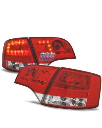 FANALI AUDI A4 B7 AVANT 05-07 LED ROSSO CROMATO