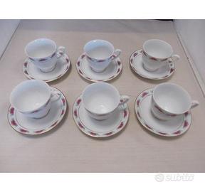 SET TAZZE CON PIATTINO  "VINTAGE"