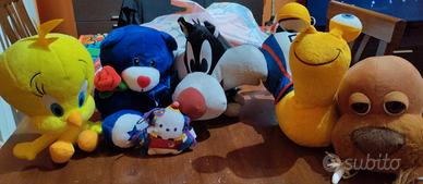 pupazzi peluche misti nuovi 