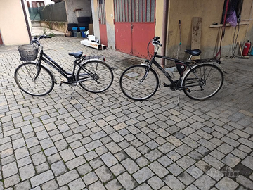 city bike uomo e donna pari al nuovo