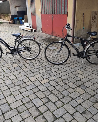 city bike uomo e donna pari al nuovo