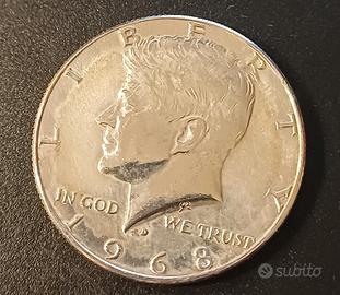 Mezzo dollaro dedicato a Kennedy 1968