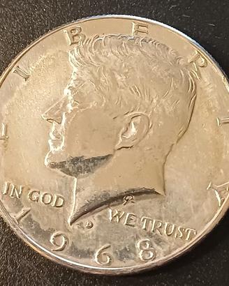 Mezzo dollaro dedicato a Kennedy 1968