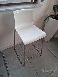 Sgabelli da cucina alti bianchi