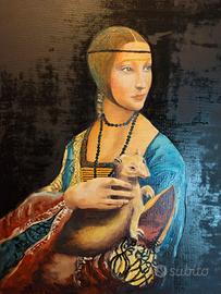 Copia d autore di "la dama con l'ermellino"