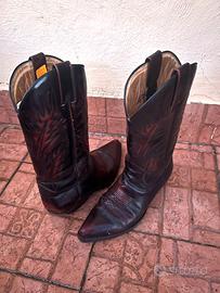 Stivali Texani Camperos Cuoio Charro, Marlboro ecc