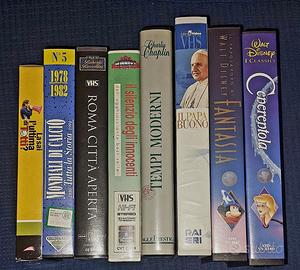 Lotto video cassette VHS