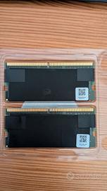 RAM Samsung 16GB (2x8GB) DDR5 SO-DIMM per Notebook