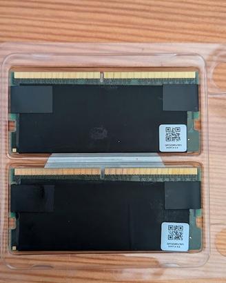 RAM Samsung 16GB (2x8GB) DDR5 SO-DIMM per Notebook