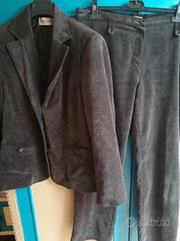 completo donna elegante vellutato taglia 19