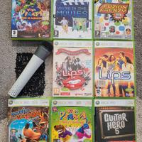 giochi + microfono per XBOX 360