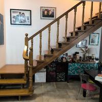 scala a giorno in legno massello 