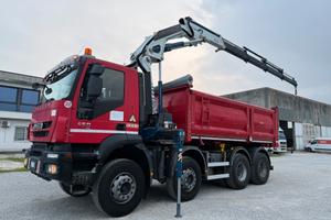 Iveco Trakker 410T45 8x4 Ribaltabile Gru Cormach 2