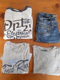 PACCHETTO PROMO BIMBO 8/9 ANNI TONALITA' GRIGIO/BL