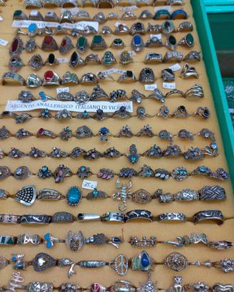 stock anelli Argento 925/1000