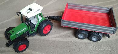 Trattore FEDNT + Carretto Modellino BRUDER