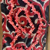 Set collana e bracciale corallo