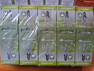 lampadine alogene 28 w =37 w 