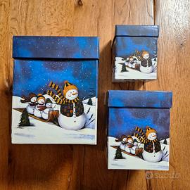 Scatole Decorazioni Natale