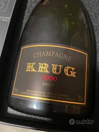 Champagne krug vintage 2000 sboccatura 2015 box