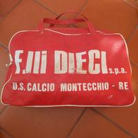 Borsa vintage Montecchio calcio primi anni 80