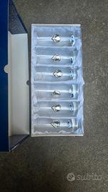 set 6 bicchieri cristallo e argento studio 8