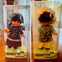 Coppia di bamboline “Belle Époque” Fiba anni 70