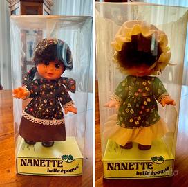 Coppia di bamboline “Belle Époque” Fiba anni 70