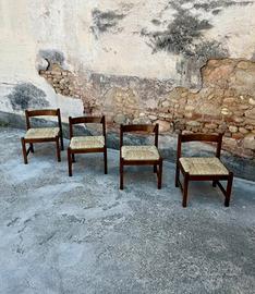 Poltronova 4 sedie Torbecchia Michelucci