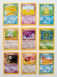 Lotto carte Pokemon Wizards of the Coast