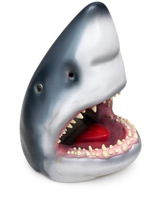 Scultura testa squalo gigante - pezzo scenografico