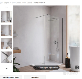 Box doccia Walk-in
