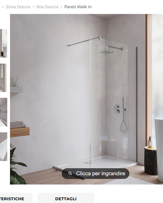 Box doccia Walk-in