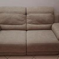 Divano 3 Posti con Doppio Relax Elettrico