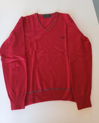 maglione fred perry rosso taglia M da uomo