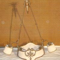 Lampadario 1910 originale e restaurato