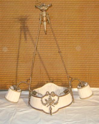 Lampadario 1910 originale e restaurato