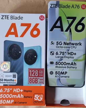 SMARTPHONE  ZTE Blade A76 5G NUOVO - NERO