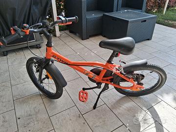 Bicicletta decathlon btwin 16 pollici