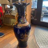 Vaso decorato giapponese in ceramica