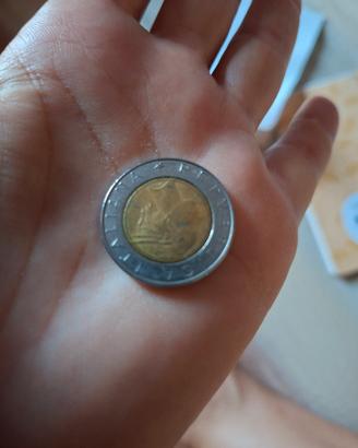 Moneta da 500 lire della repubblica italiana